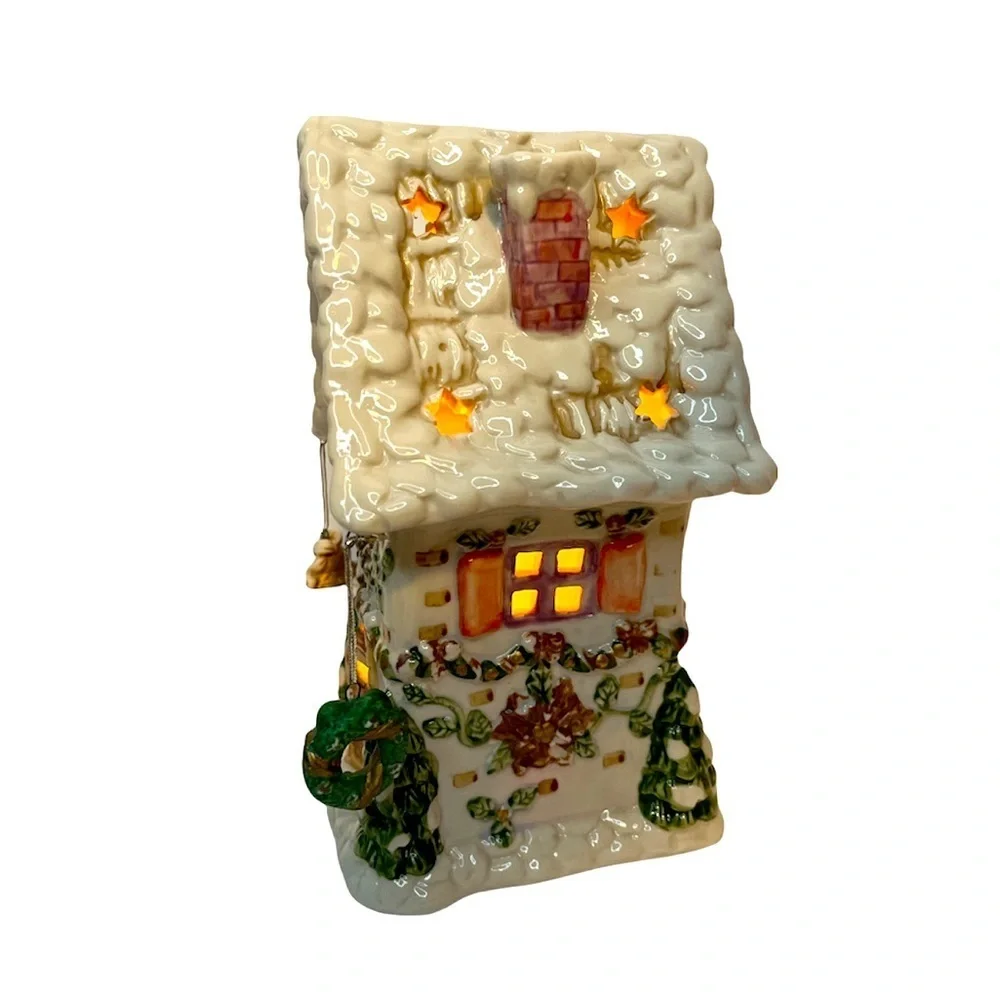Porcelain Luminary Holiday House‎